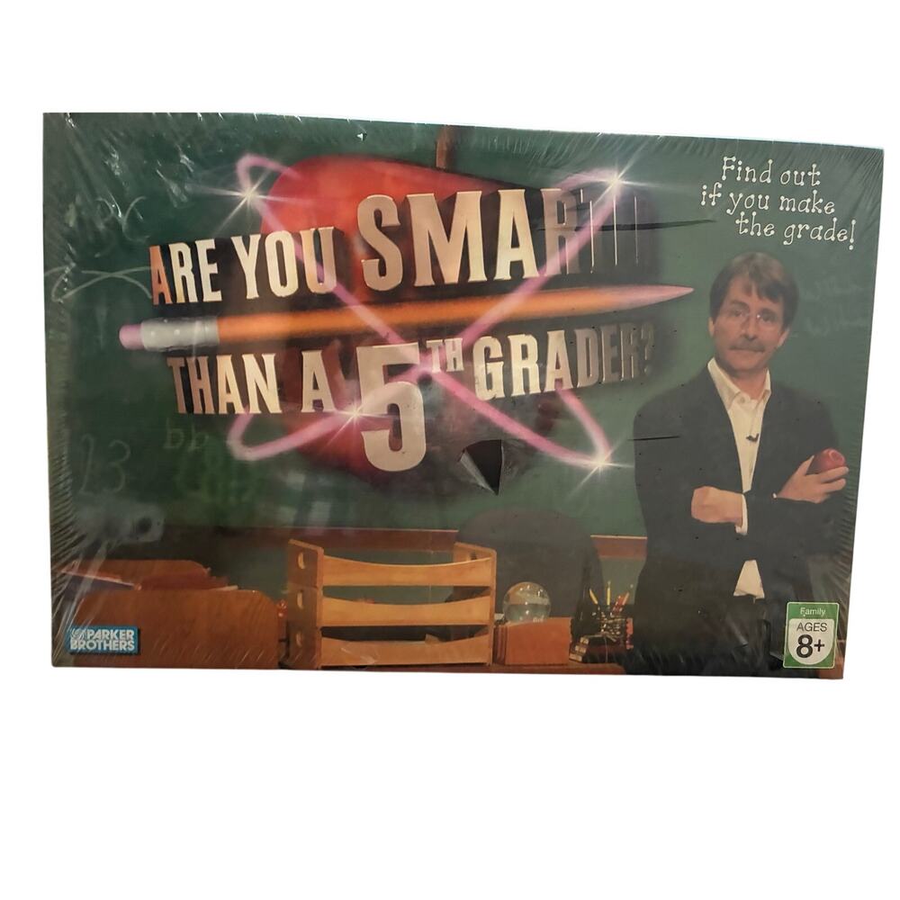 Are You Smarter Than a 5th Grader? Board Game Parker Brothers 2007 NEW SEALED